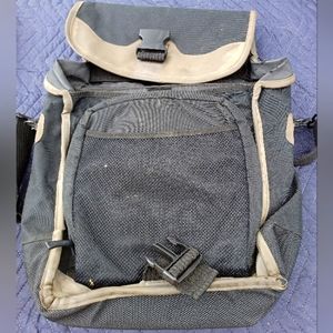 Kingston laptop bag black with brown accent